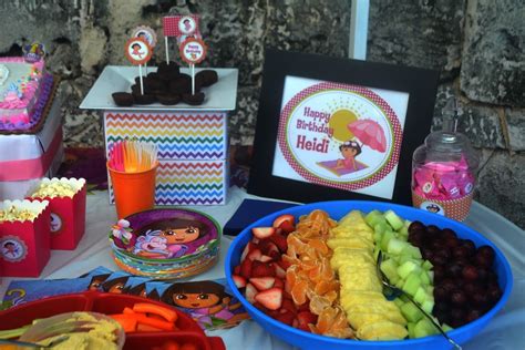 Dora Birthday Party Food Ideas