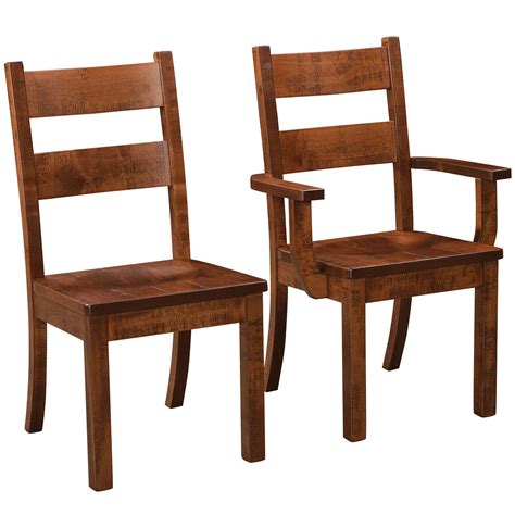 Western Rustic Dining Chairs With Authentic Saw Marks | Cabinfield