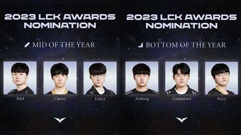 LCK Awards 2023: Schedule, categories, where to watch | ONE Esports