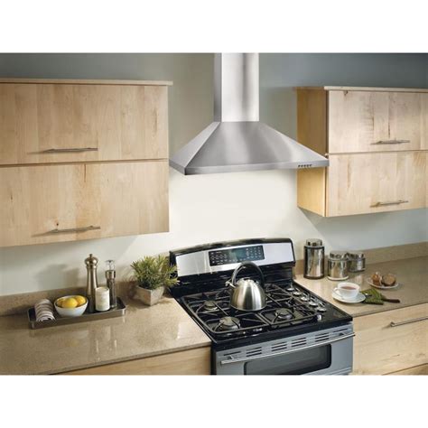 Broan 30-in Convertible Stainless Steel Wall-Mounted Range Hood in the Wall-Mounted Range Hoods ...