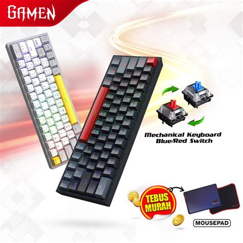 Jual [TEBUS MURAH] GAMEN Titan V All-New Titan Series Keyboard Gaming Mechanical Compact and ...