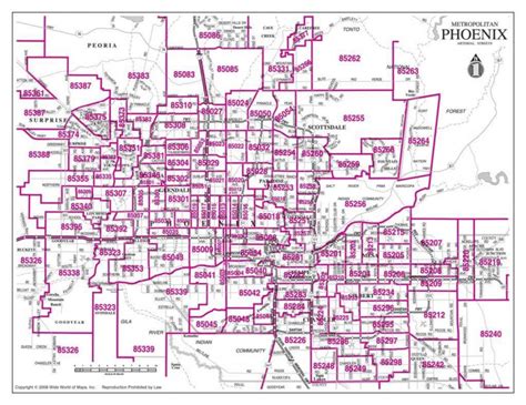 Phoenix Area Map Printable | Printable Maps