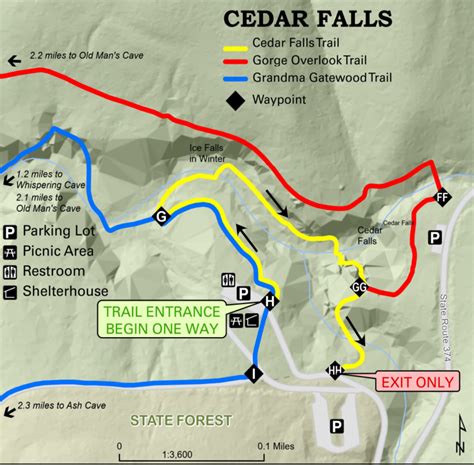 Cedar Falls - Hocking Hills State Park in Southern Ohio