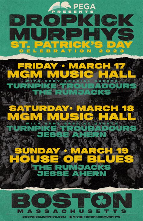 | St. Patrick’s Day 2023 – Boston Shows