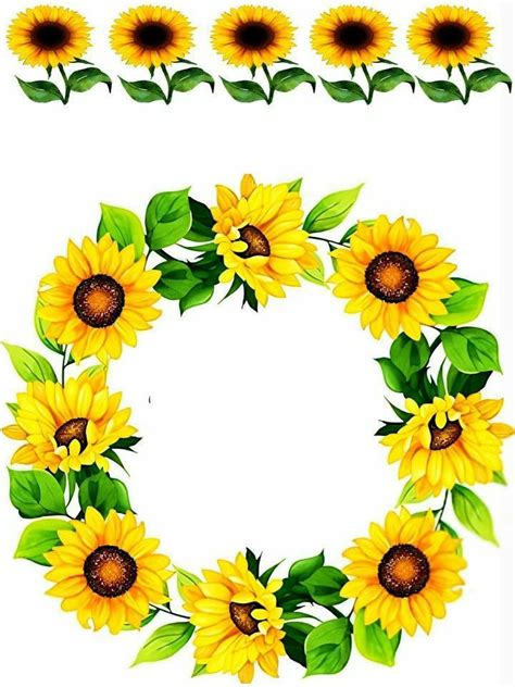 Sunflower Pictures, Butterfly Wall Art, Phone Wallpaper Images, Floral Border, Flower ...