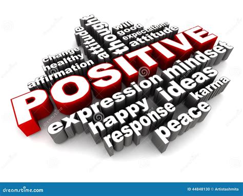 Positive Concept Stock Illustration - Image: 44848130