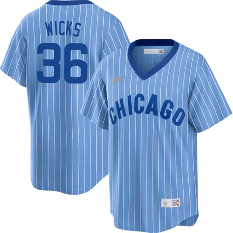 Jordan Wicks Chicago Cubs 1978 Cooperstown Jersey by NIKE