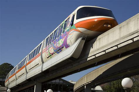 Monorail at Disney World Photograph by Carl Purcell - Pixels