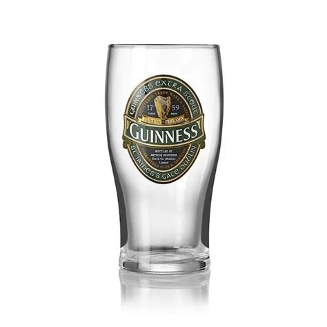 Guinness Ireland Beer Glass - Pint/20oz - GarageBar Limited