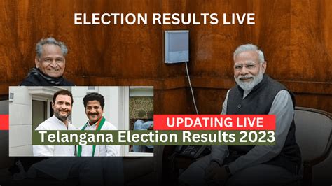 Live Updates: Telangana Election Results 2023: In 63 Seats, Congress ...