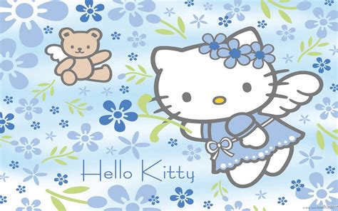 Blue Hello Kitty Wallpaper - WallpaperSafari