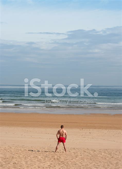 Man Alone On The Beach. Stock Photo | Royalty-Free | FreeImages