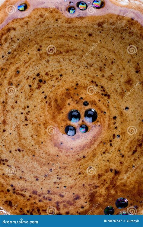 Black Coffee Foam Texture Royalty Free Stock Photography - Image: 9876737