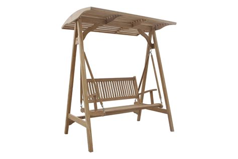 Swing bench with stand and canopy Swing - Moon - Il Giardino di Legno