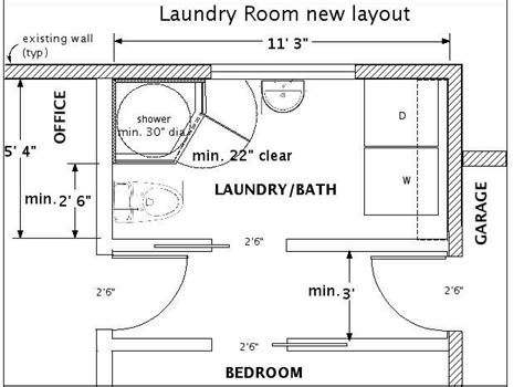 20++ Bathroom Laundry Room Floor Plans - PIMPHOMEE