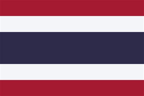 Thailand Flag Colours – Flags Web