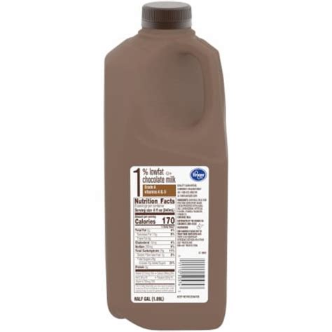 Kroger® 1% Low Fat Chocolate Milk, 1/2 gal - QFC