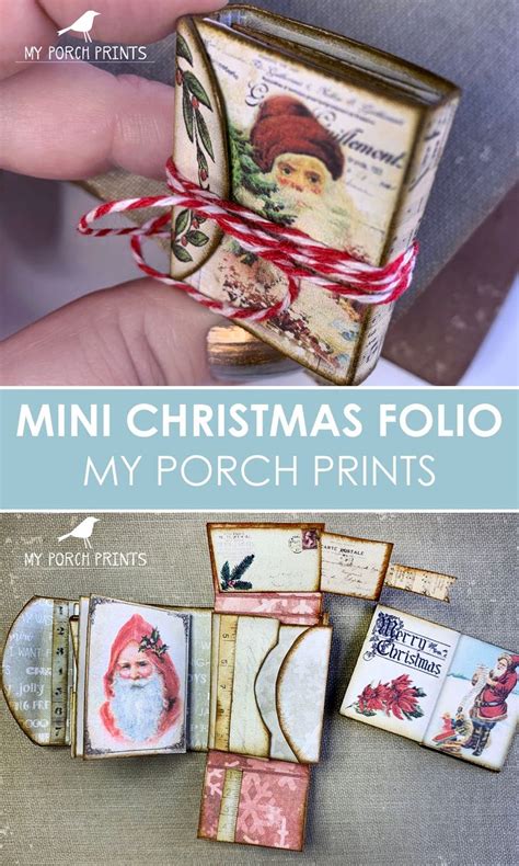 mini christmas folio my porch prints