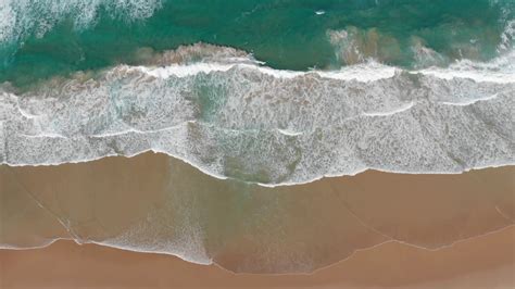 Aerial View: Beautiful Beach Seascape In Stock Footage SBV-323898264 - Storyblocks