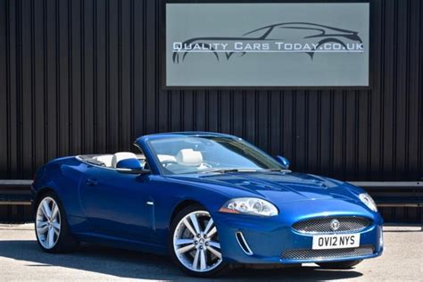 2012 Jaguar XKR 5.0 V8 Supercharged Convertible * Kyanite Blue + Ivory * | in Sheffield, South ...