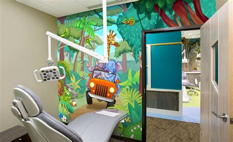Jungle Hideaway in Themed Dental Office | Imagination Design Studios ...