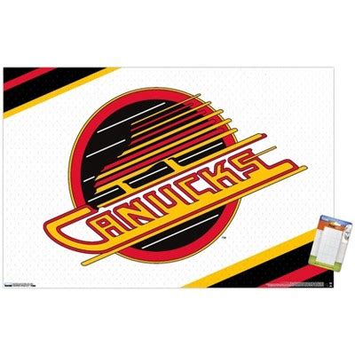 Trends International Nhl Vancouver Canucks - Retro Logo 19 Unframed ...