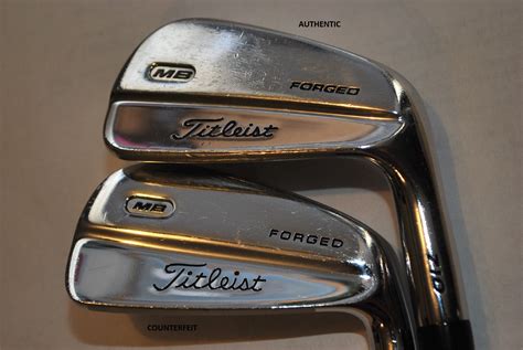 Counterfeit Titleist MB 710 Iron Set • Golf Club Brokers Blog