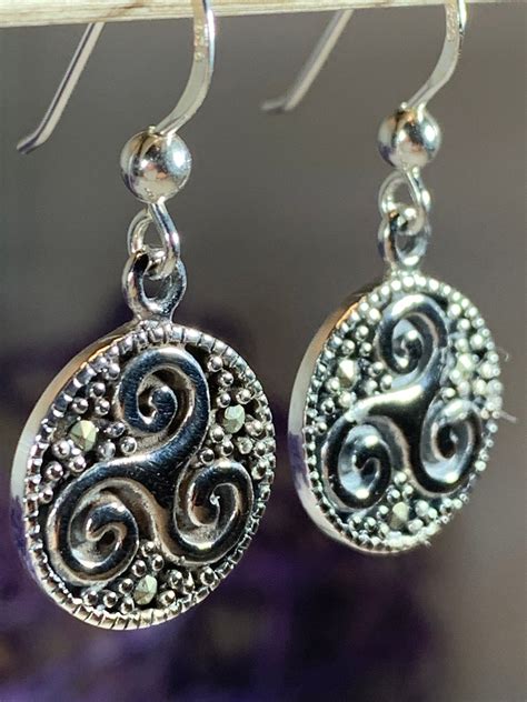 Celtic Spiral Earrings, Irish Jewelry, Viking Jewelry, Ireland Gift ...