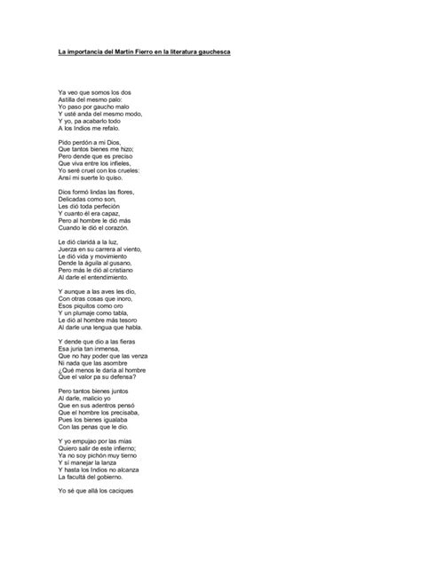 La importancia del Martín Fierro en la literatura gauchesca | Poesía ...