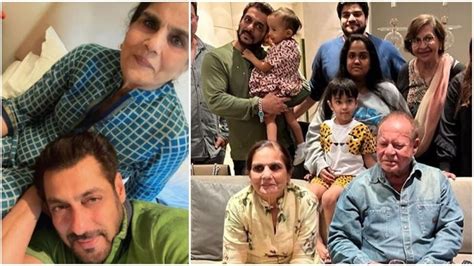 Salman shares selfie as he lays on mom Salma's lap, says: 'Maa ki godh, jannat' | Bollywood ...