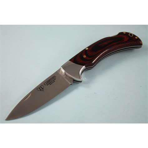 CUDEMAN BACK LOCK FOLDING KNIFE 323-R