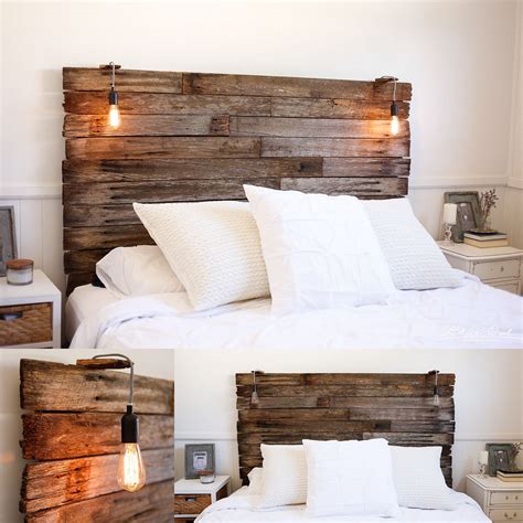 23 Rustic Bedroom Headboard Ideas For Unique Bedroom Design | Europaletten bett, Schlafzimmer ...