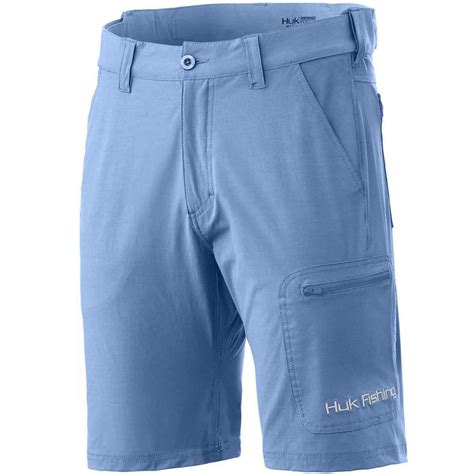 Huk Men's Next Level Fishing Shorts - Carolina Blue - XXL - Carolina ...