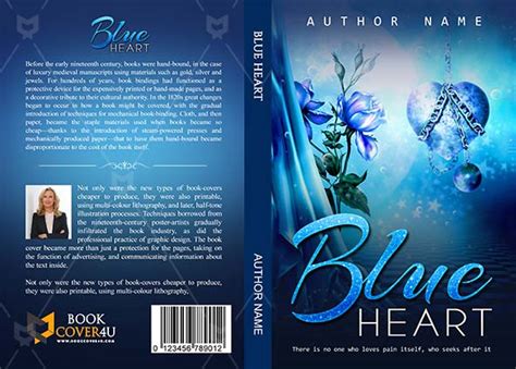 Fantasy Book cover Design - Blue Heart