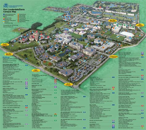 Nova Southeastern University Campus Map - Map