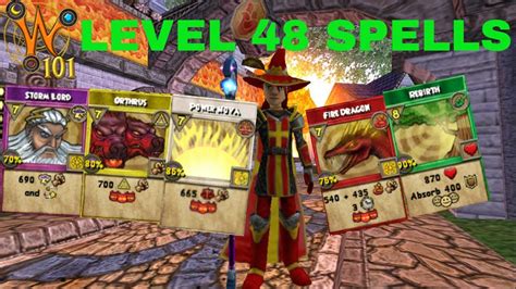 Wizard101: All The Updated Level 48 Spells (2021) - YouTube