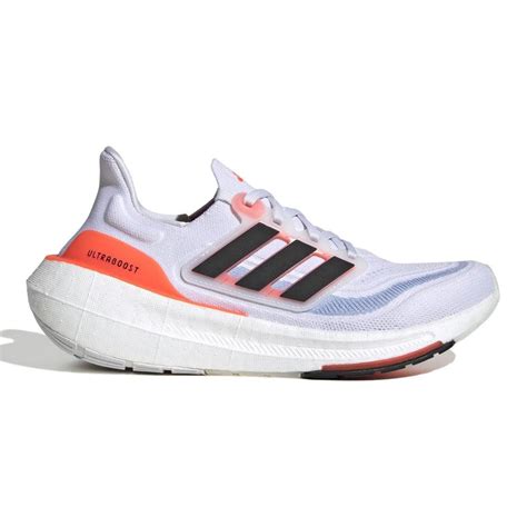 Women's Adidas Ultraboost Light - White/Black/Red – Pacers Running