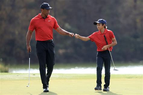 Comparing Tiger and Charlie Woods at 13 Years Old