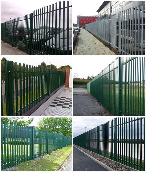 Steel Palisade Fencing, W Section, D Section Palisade Fence China ...