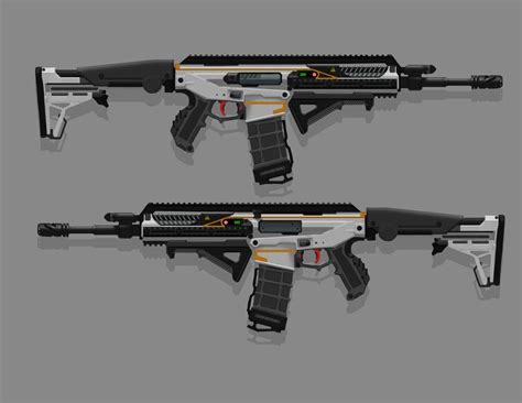 DarkStorm Assault Rifle Sci Fi Weapons, Weapon Concept Art, Weapons Guns, Fantasy Weapons, Guns ...