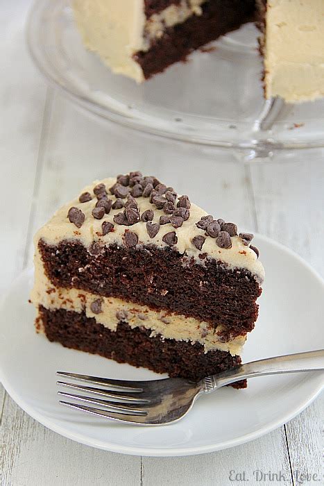 Chocolate Chip Cookie Dough Cake - Eat. Drink. Love.