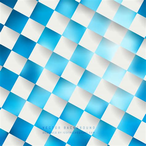 Blue Checkered Pattern Background Image