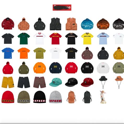 Supreme Drop List Album 4/5 - Layouts, Size charts, colorways & links : r/supremeclothing