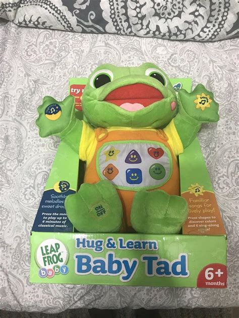 LeapFrog Hug & Learn Baby Tad Plush Singing and Music Children ...