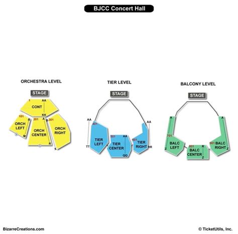 BJCC Concert Hall Seating Chart | Seating Charts & Tickets