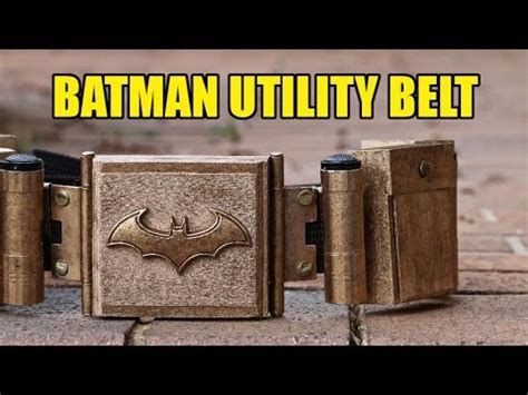 Cosplay Chris Creates: Batman Utility Belt - YouTube