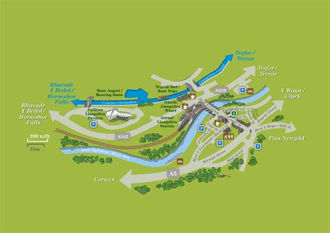 Llangollen Railway Map