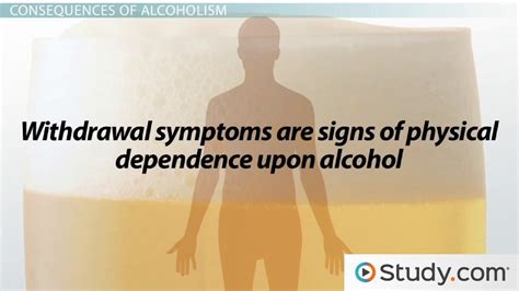 Alcoholism: Causes, Symptoms, Effects & Treatment - Lesson | Study.com