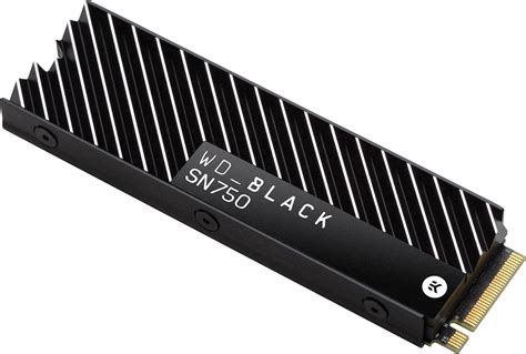 WD Black™ SN750 Heatsink 1 TB NVMe/PCIe M.2 internal SSD M.2 NVMe PCIe ...