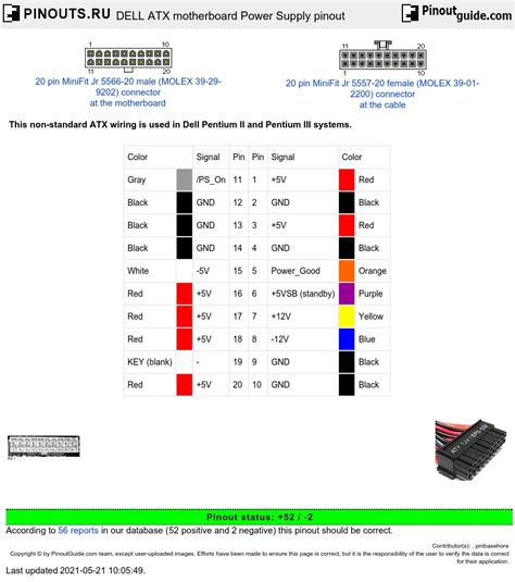 Dell Atx Motherboard Power Supply Pinout Diagram Pinouts Ru Photos | My ...